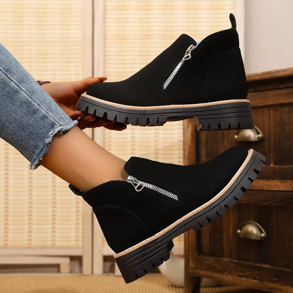 Ankle Boots with Zipper Accent, image 13