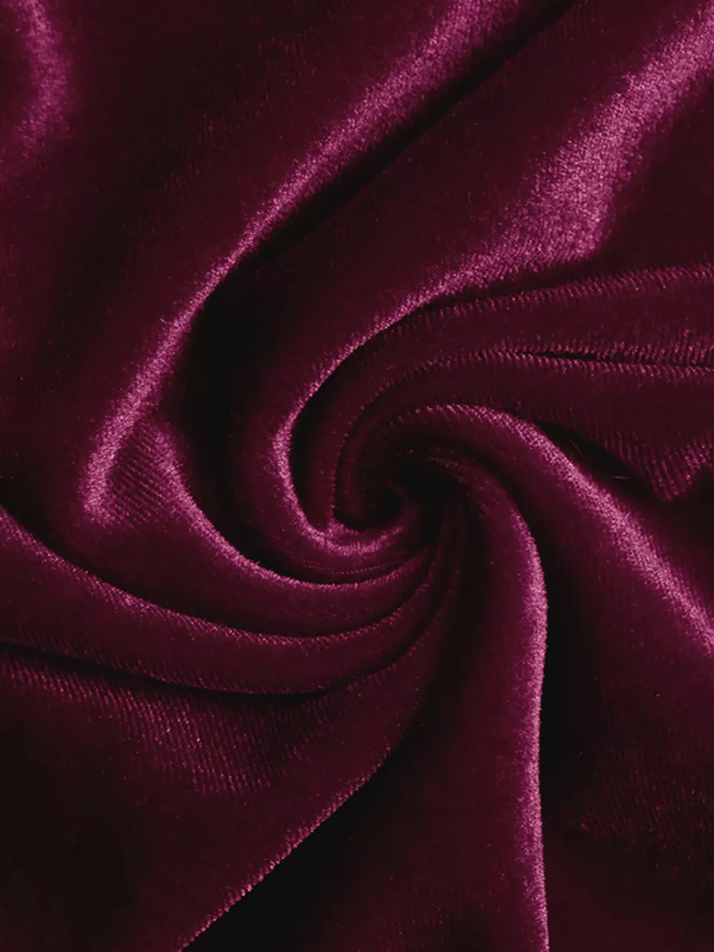 Velvet Slit Round Neck Long Sleeve Dress with Side Tie Detail, image 11