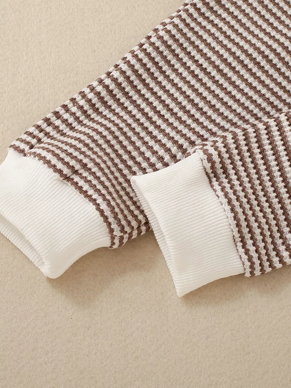 Children's Striped Long Sleeve Top and Pants Set, image 12
