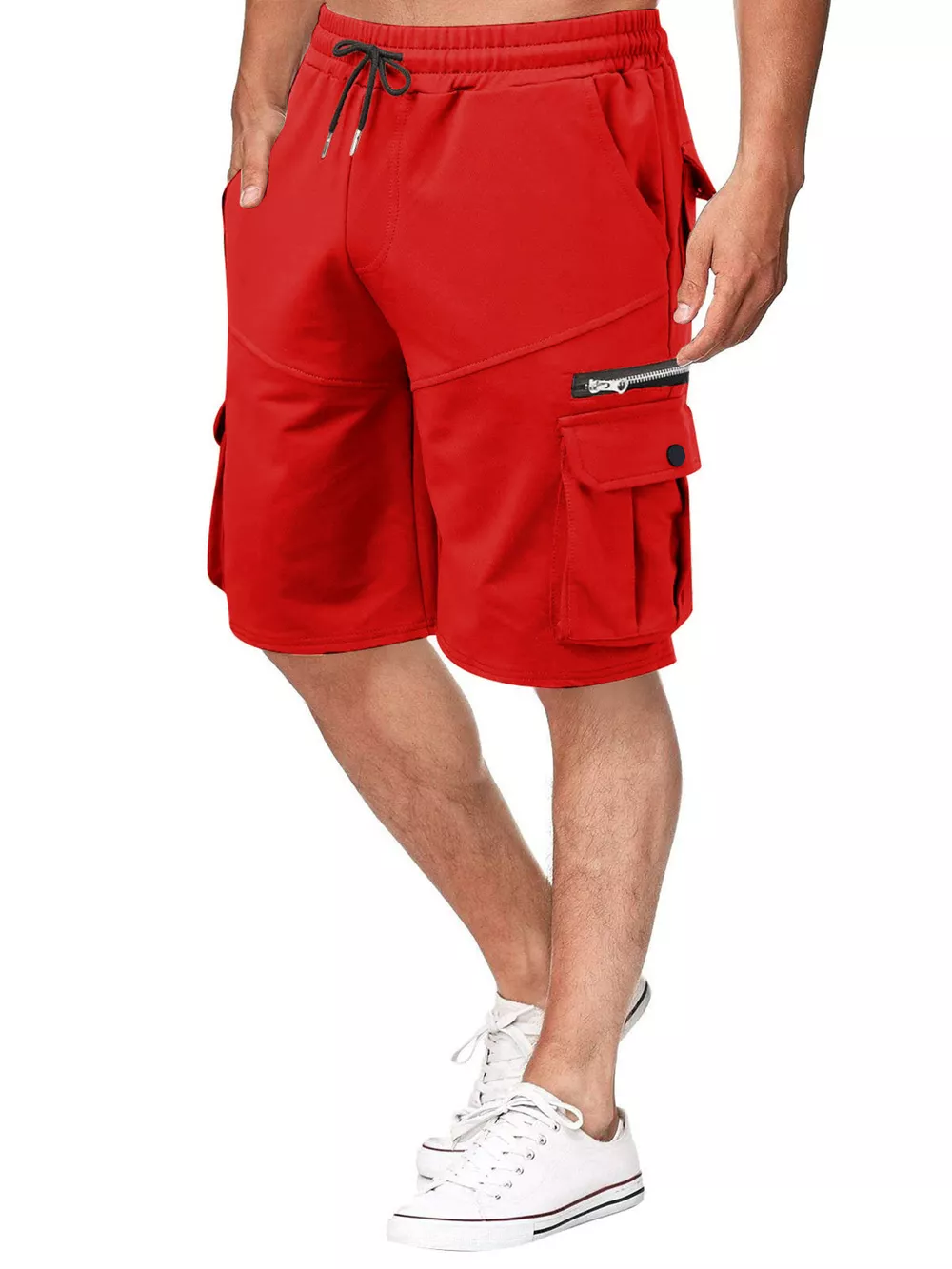 Men's Full Size Drawstring Cargo Shorts Plus Size, image 10