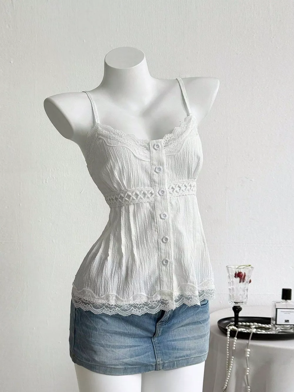 Lace Trim Cami, image 5