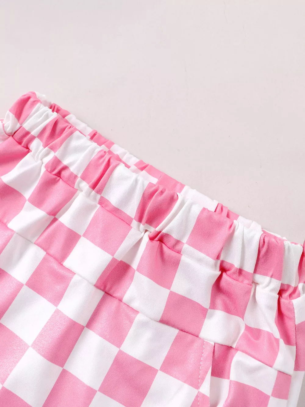 Children's Daddy's Girl Graphic Tee & Checkered Shorts Set, image 4
