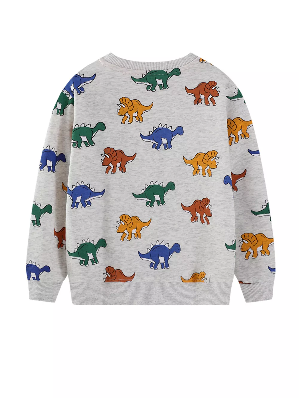 Children's Dinosaur Print Crew Neck Sweatshirt, image 3
