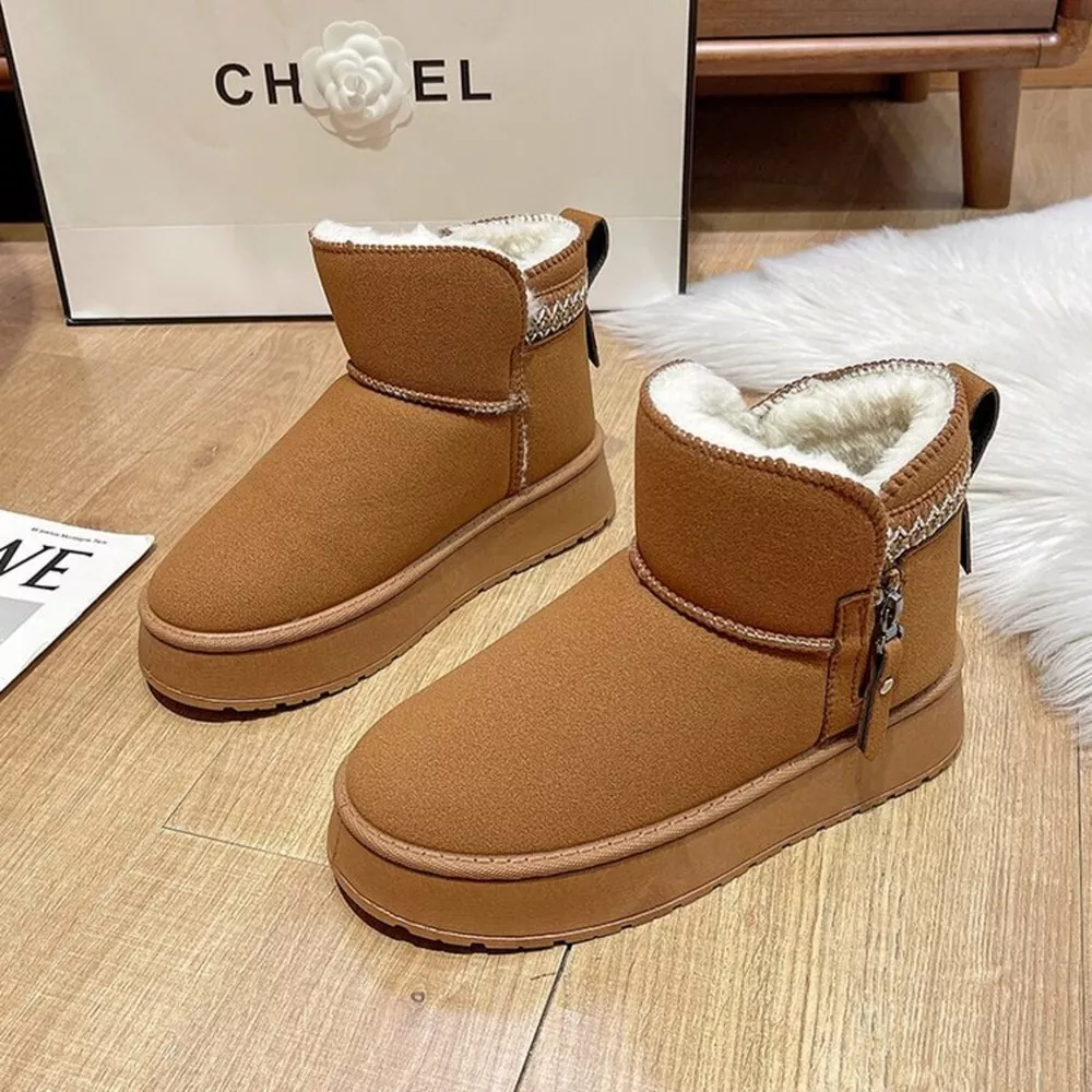Round Toe Platform Boots, image 4