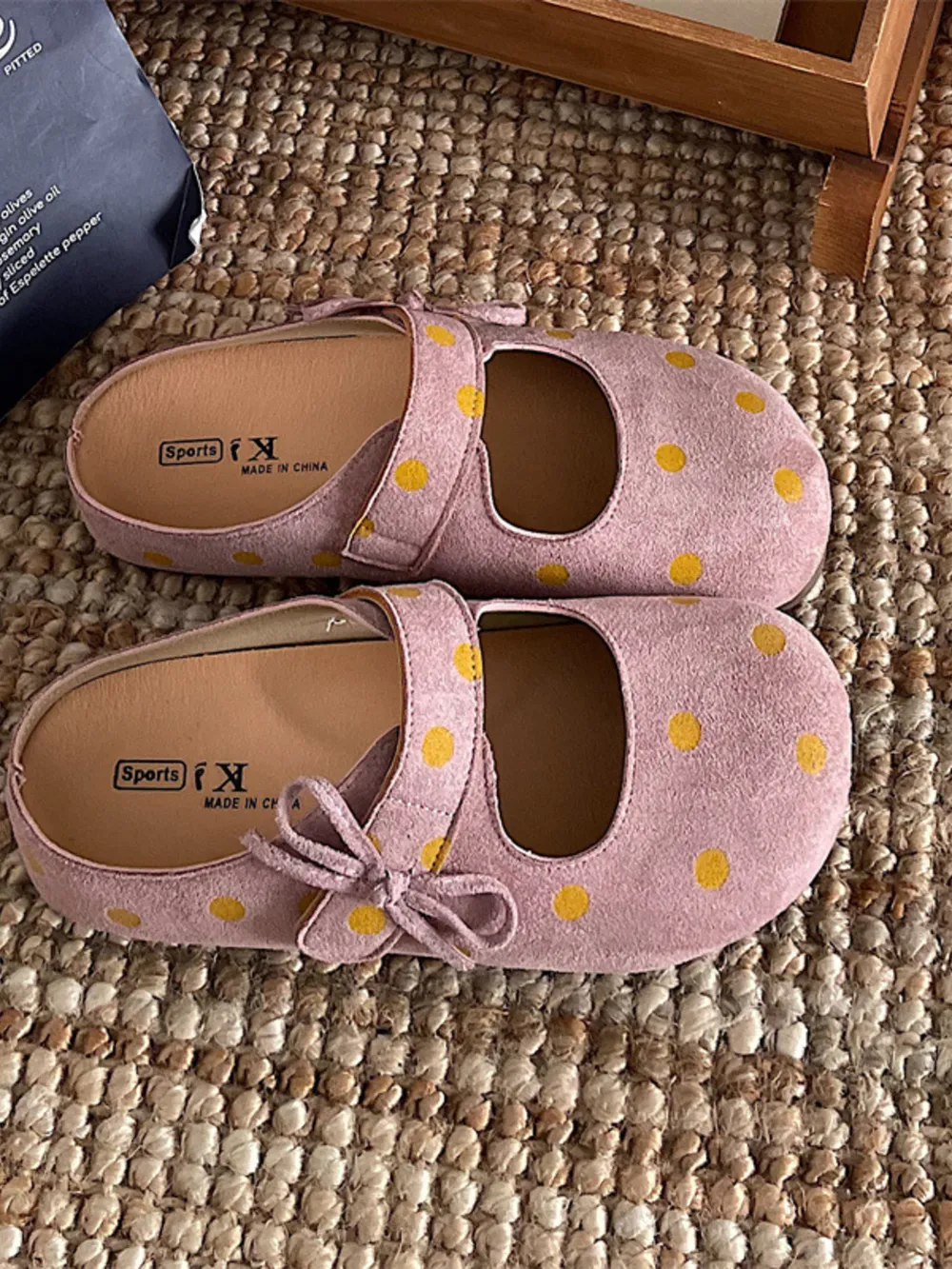 Polka Dot Round Toe Slip-Ons, image 15