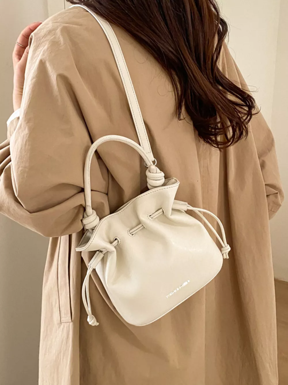 Drawstring Bucket Crossbody Bag, image 11