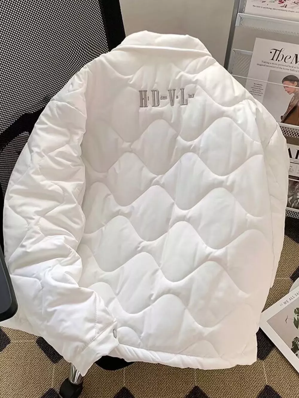 Men's Plus Size Quilted Zip-Up Outerwear, image 6