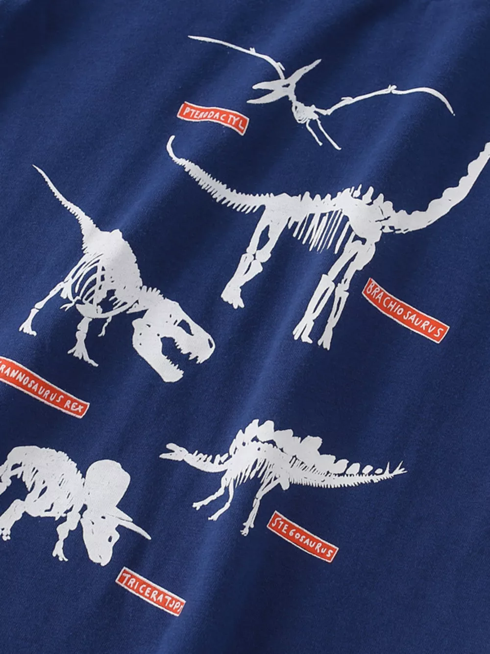 Children's Dinosaur Print Crew Neck Short Sleeve T-Shirt, image 4