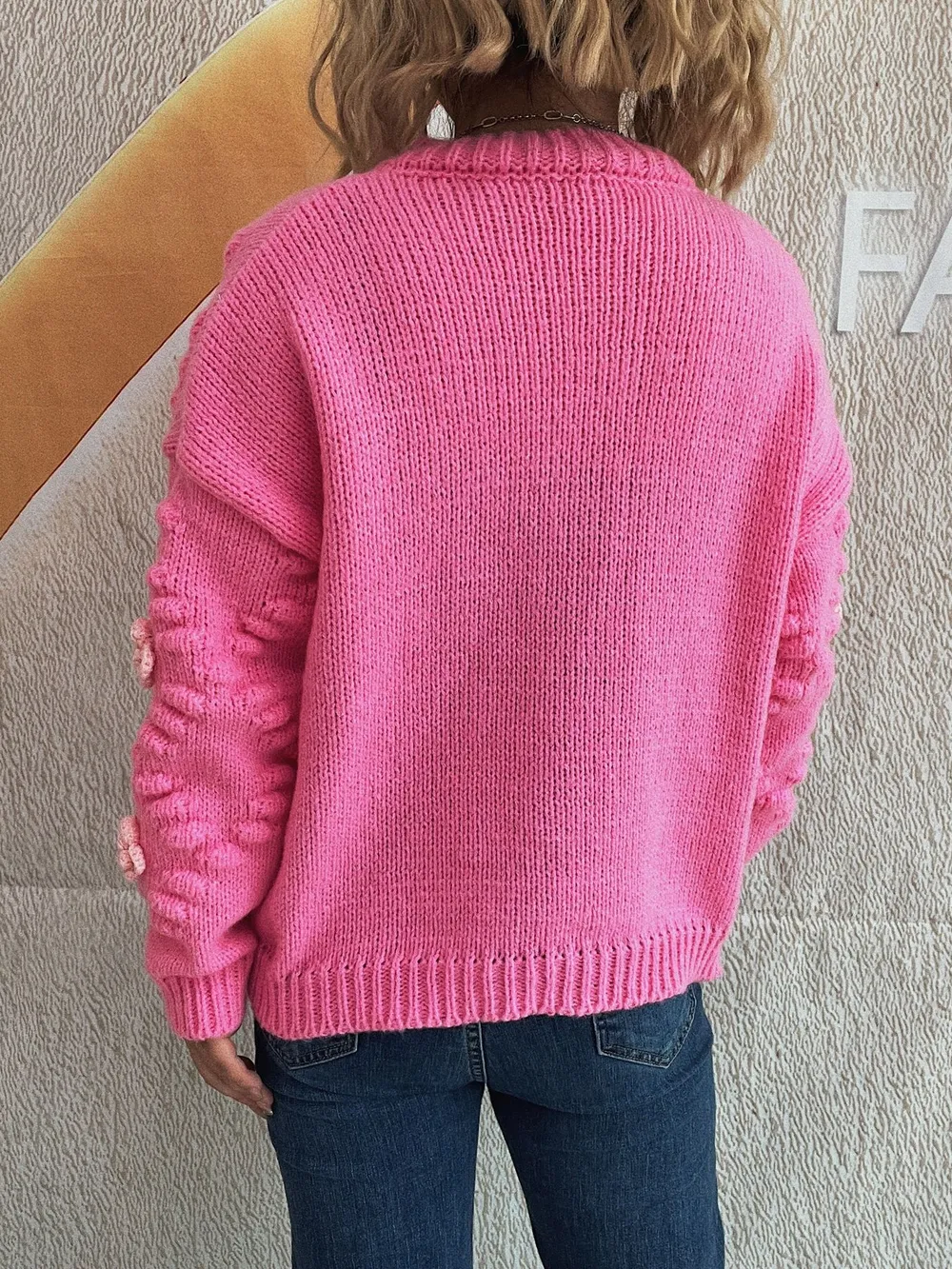Flower Button Up Long Sleeve Cardigan, image 23