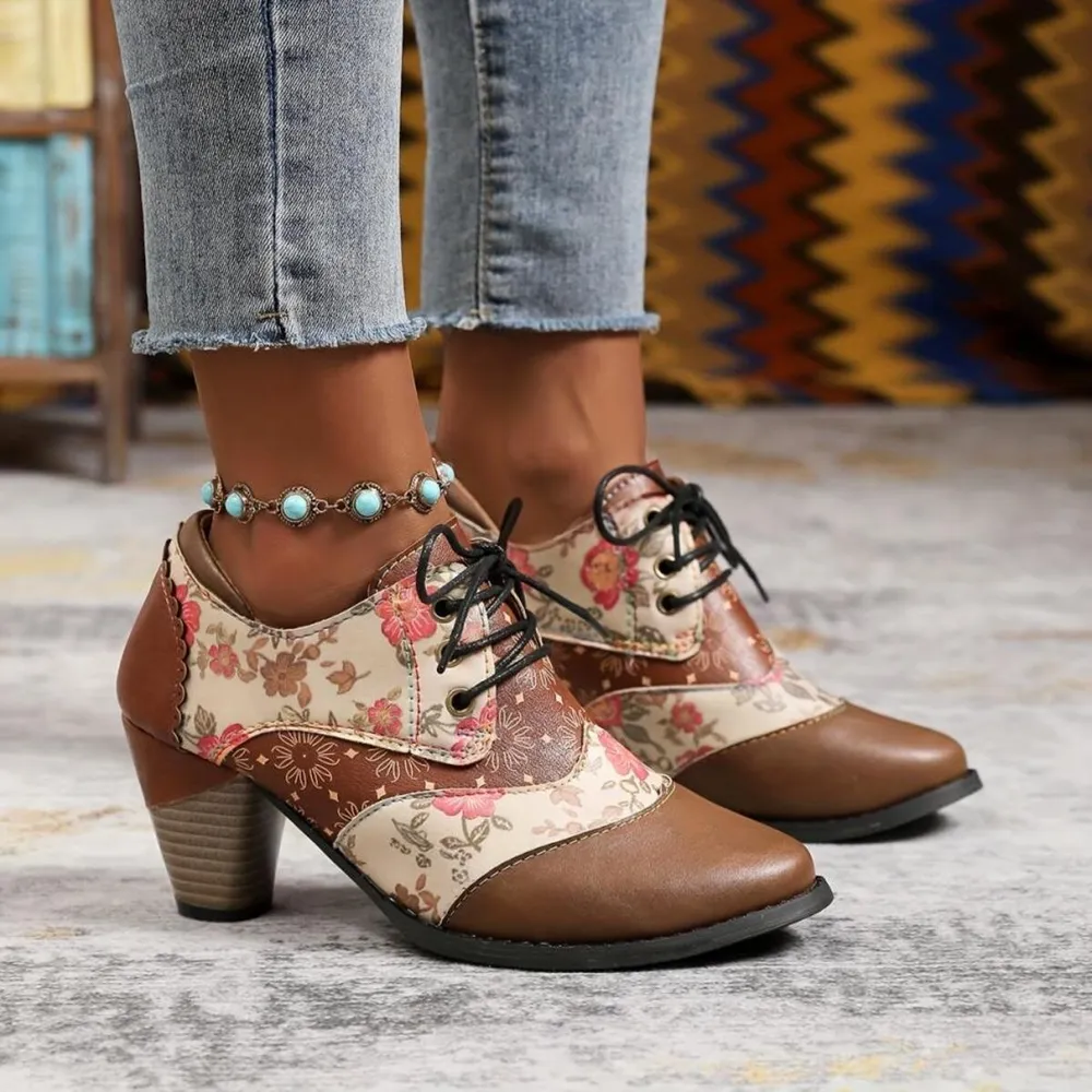 Point Toe Block Heels Ankle Boots, image 9
