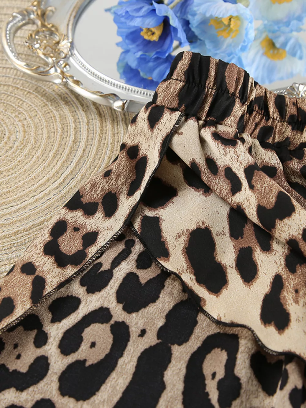 Leopard Bra & Cardigan and Shorts Set, image 15