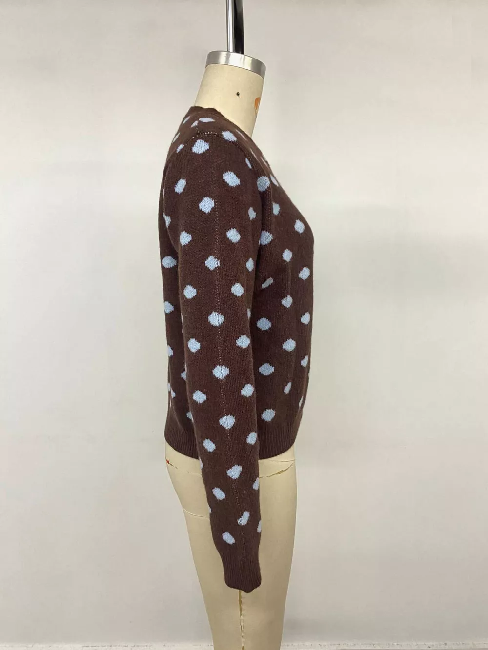 Polka Dot Button Up Cardigan, image 9