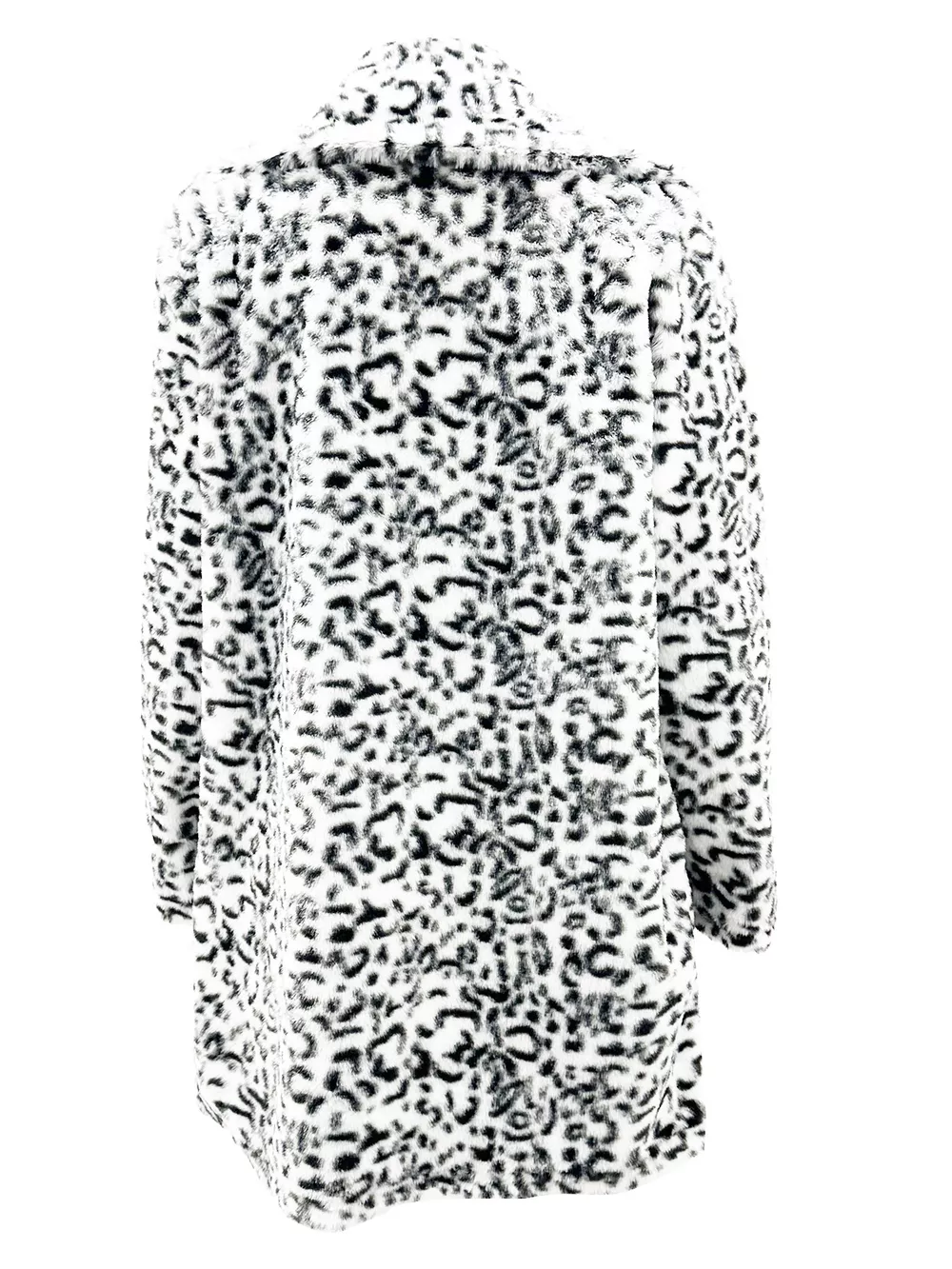 Full Size Leopard Open Front Outerwear Plus Size, image 9