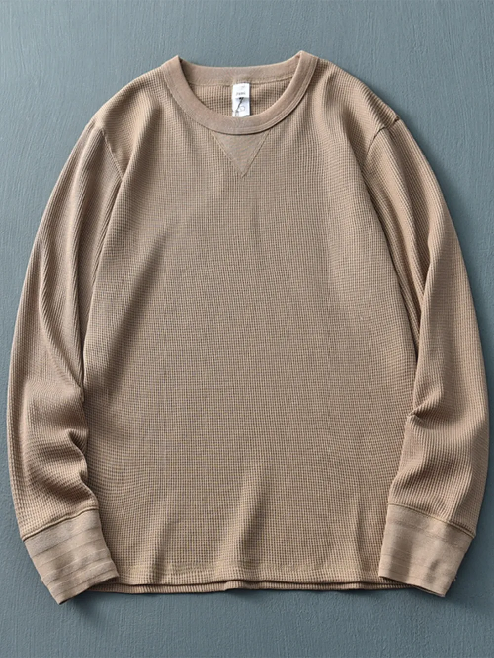 Men's Plus Size Round Neck Long Sleeve T-Shirt, image 2