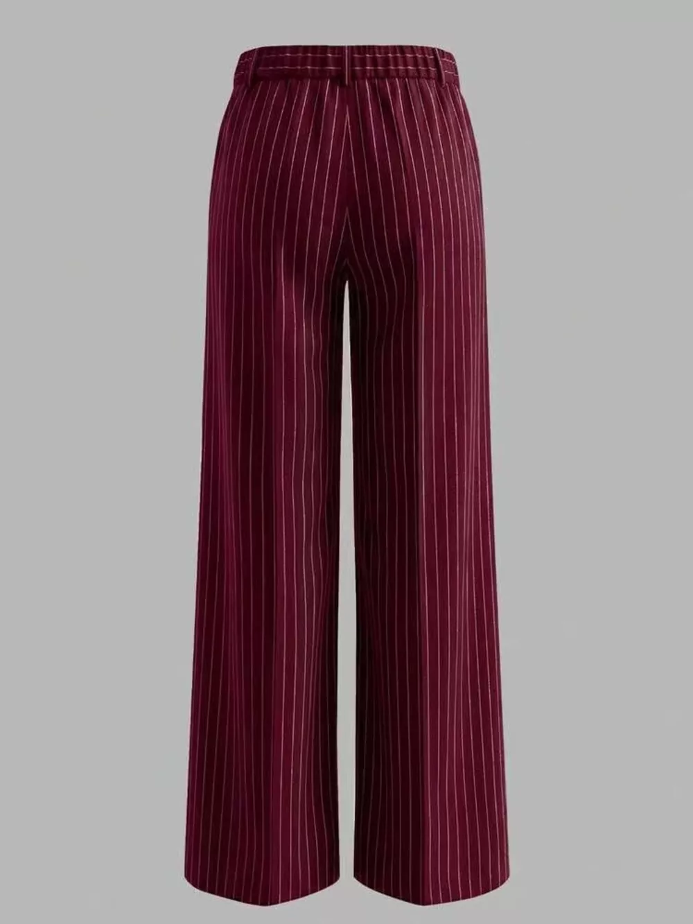 High-Waisted Striped Wide-Leg Pants, image 9