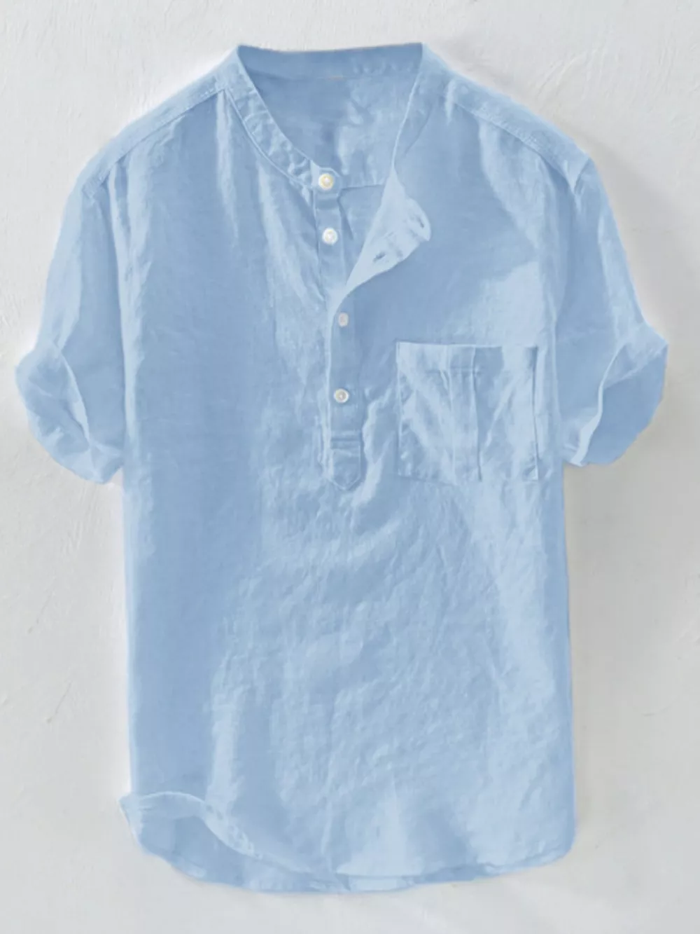Men's Plus Size Casual Short Sleeve Shirt, image 2