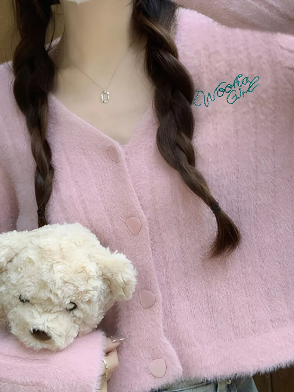 Button Up Ribbed Knit Cardigan, image 12
