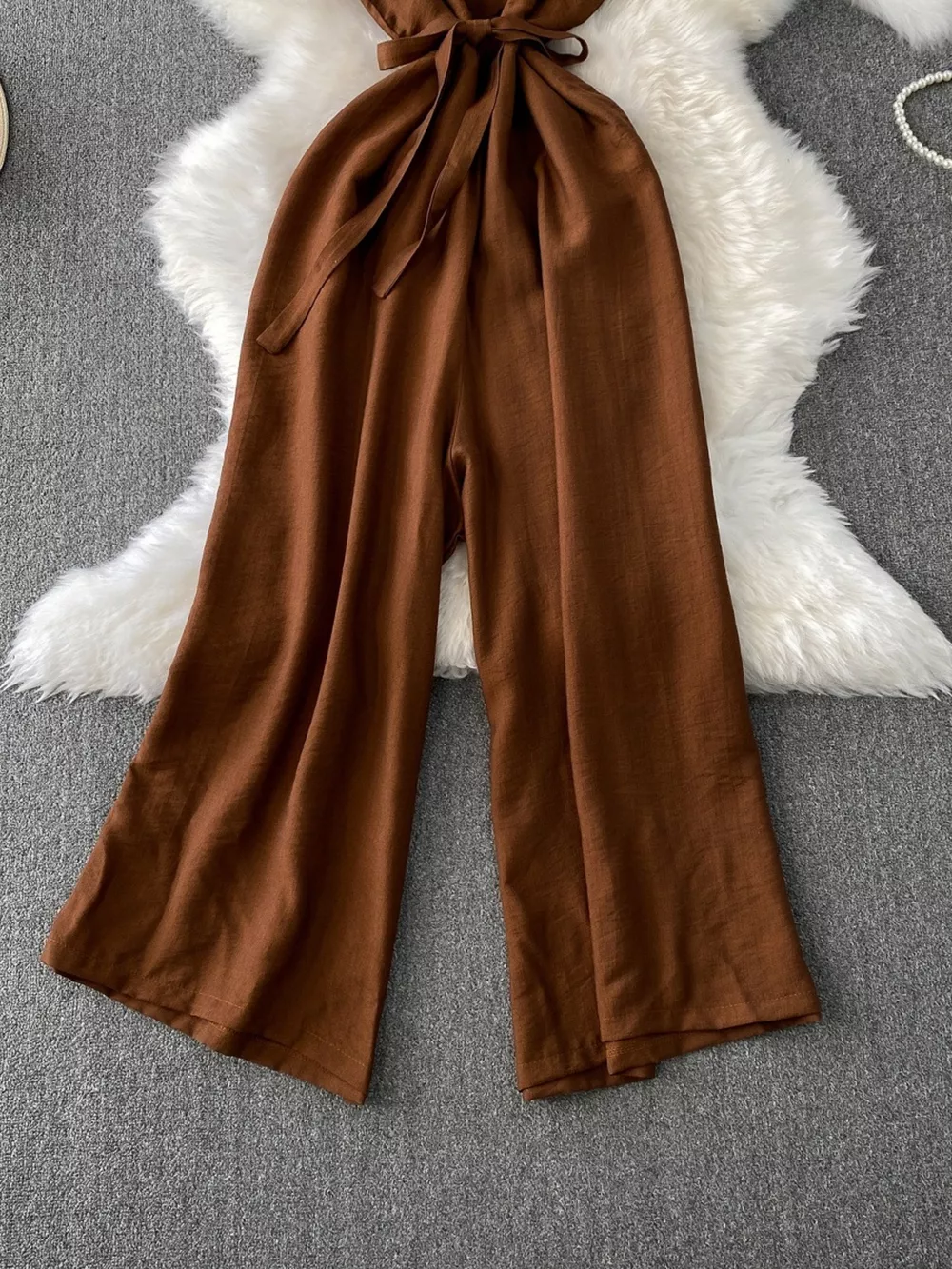Sleeveless Wide Leg Jumpsuit, image 8