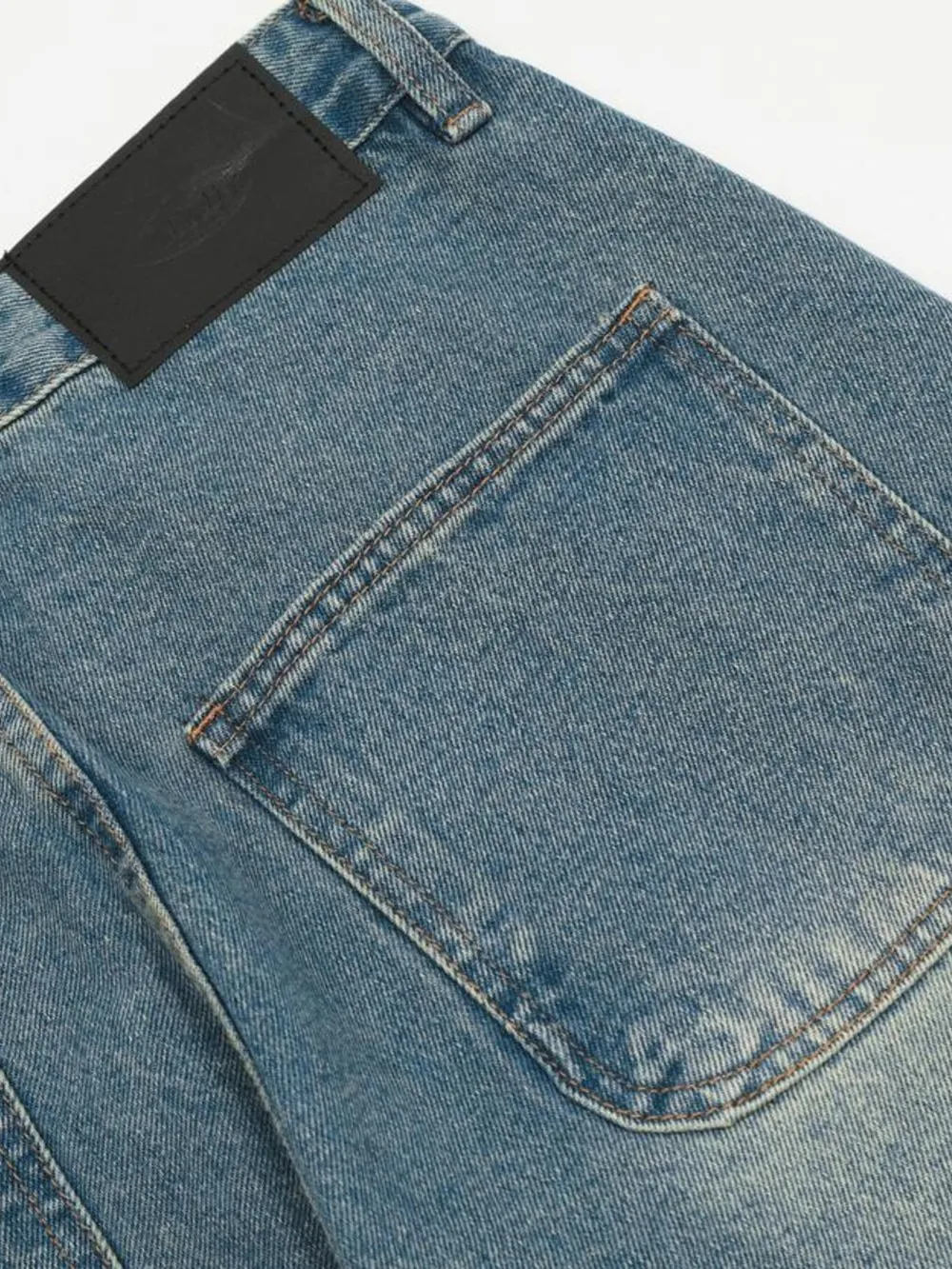 Men's Washed Multi-Pocket Cargo Jeans, image 11