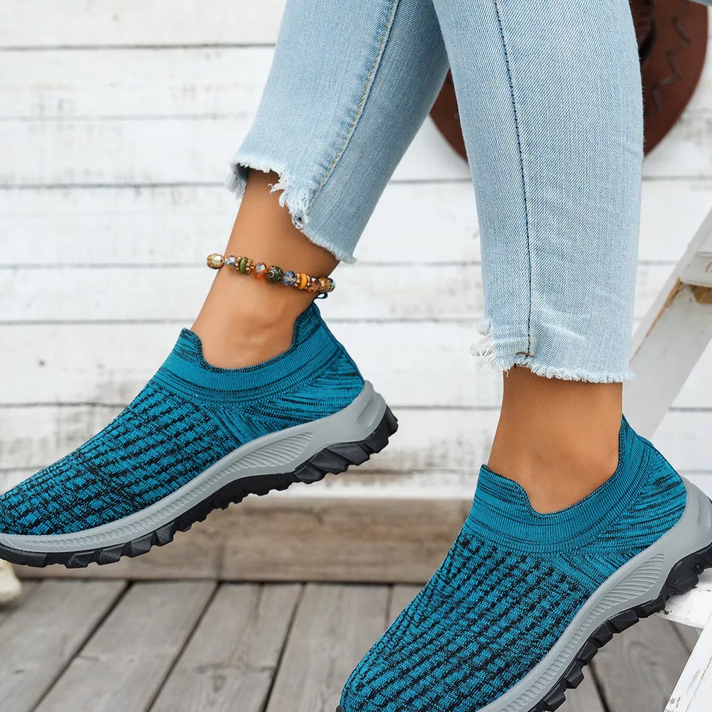 Round Toe Mesh Slip-Ons, image 14