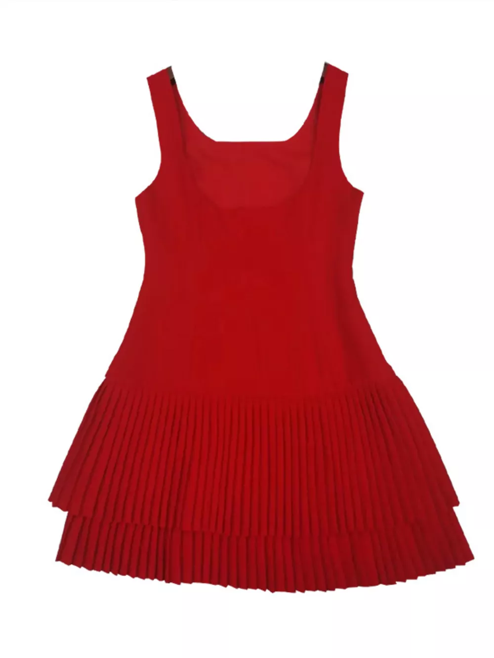 Square Neck Pleated Mini Dress, image 12
