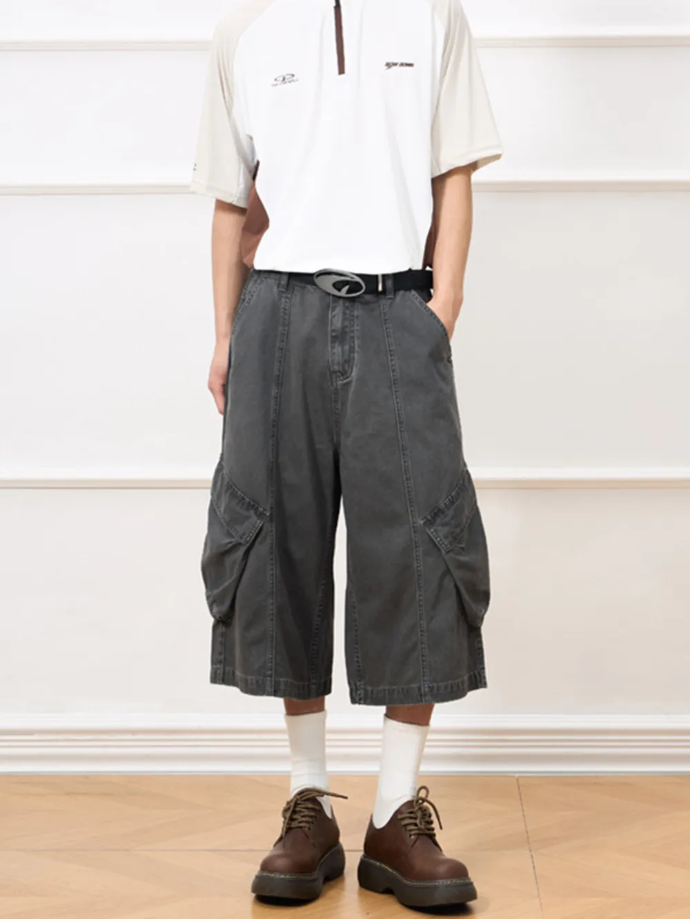 Men's Vintage Washed Cargo Shorts