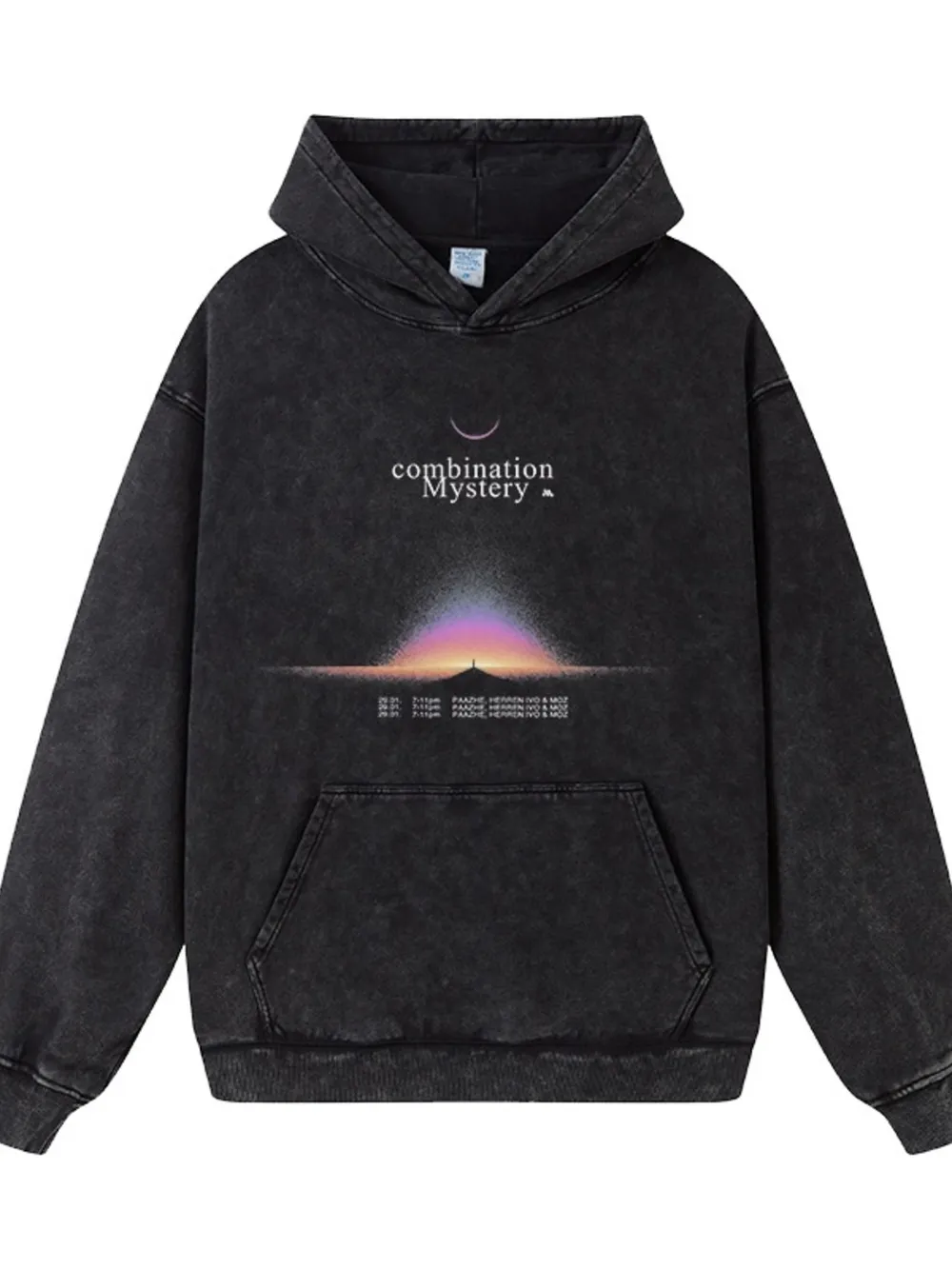 Men's Graphic Dropped Shoulder Hoodie