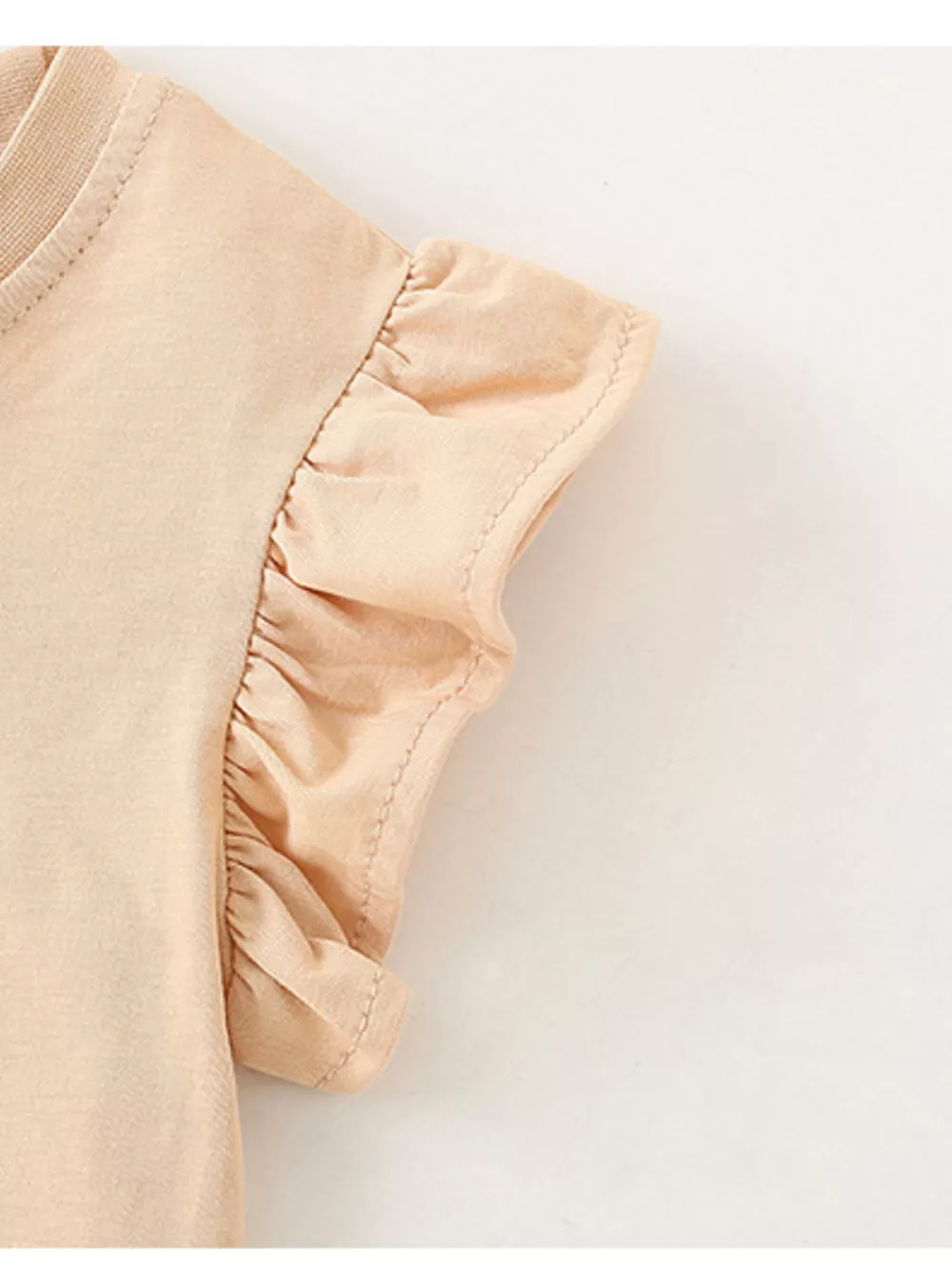 Children's Swan Ruffle Sleeve Top and Shorts Set, image 4