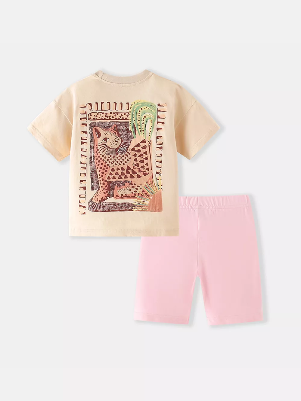 Children's Printed Short Sleeve T-Shirt & Shorts Set, image 5