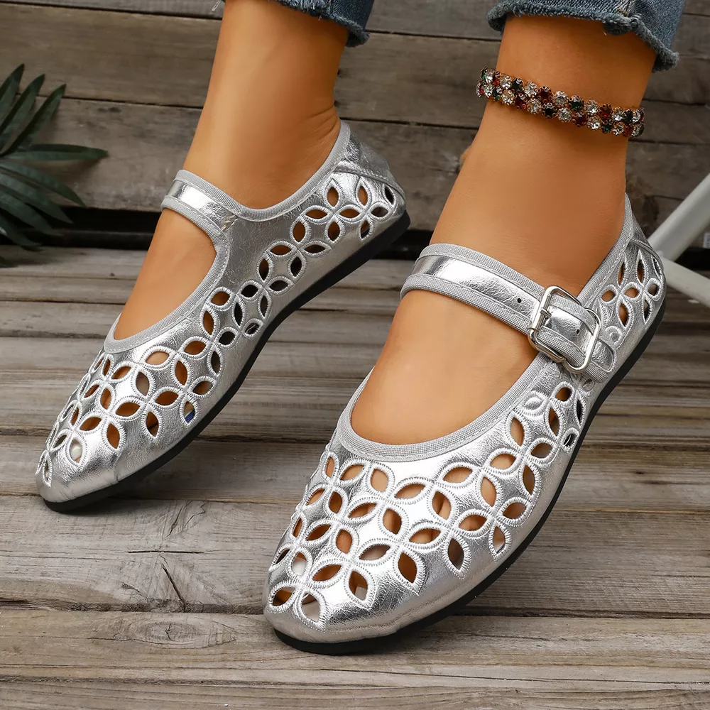 Round Toe Cutout Slip-Ons, image 8