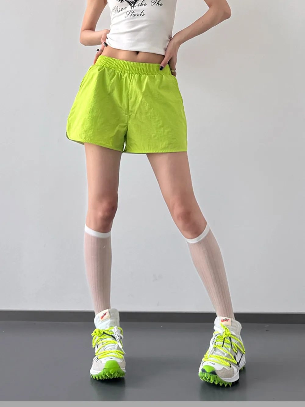 Elastic Waist Active Shorts, image 5