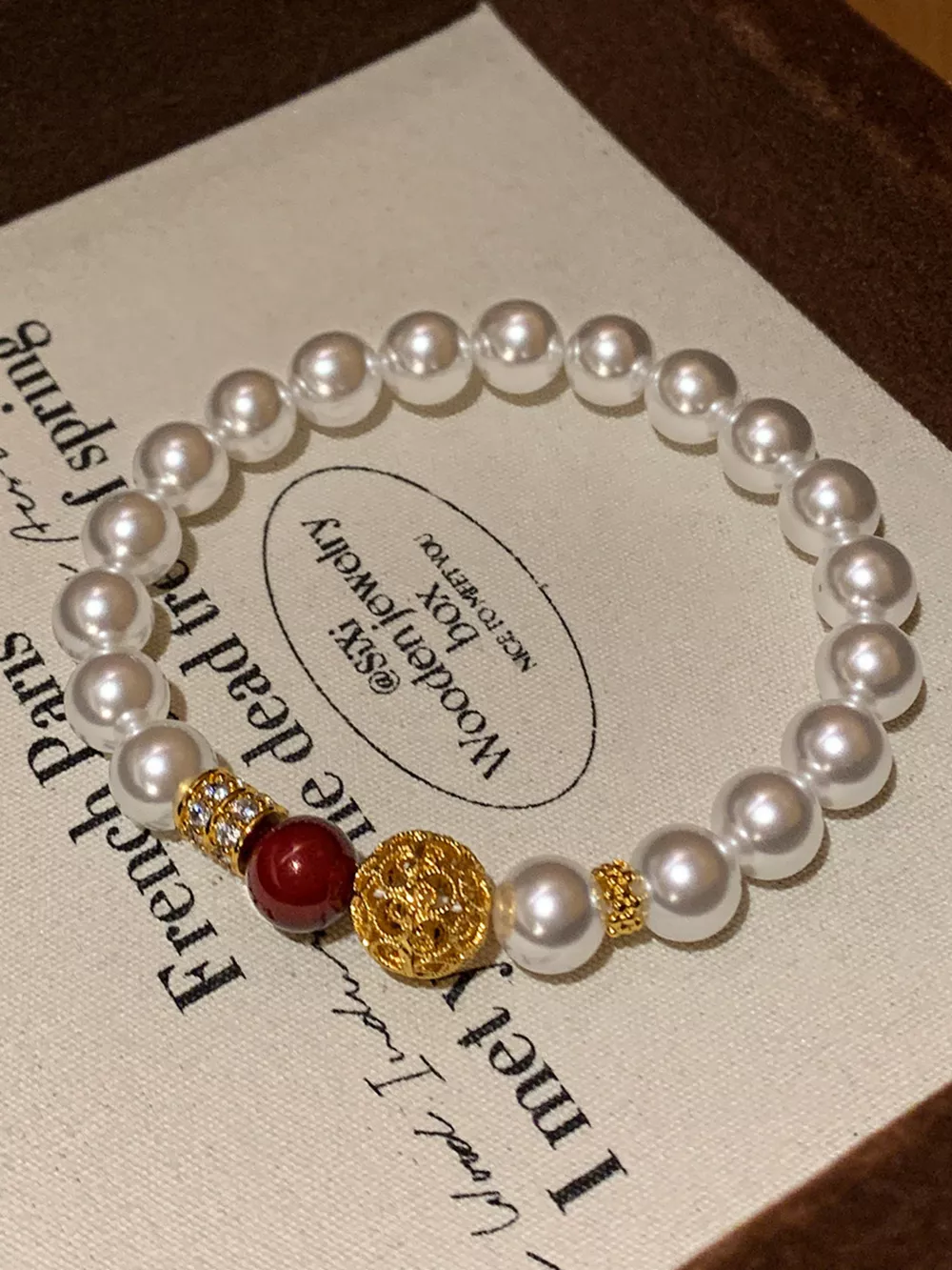 Pearl Beaded Bracelet, image 4