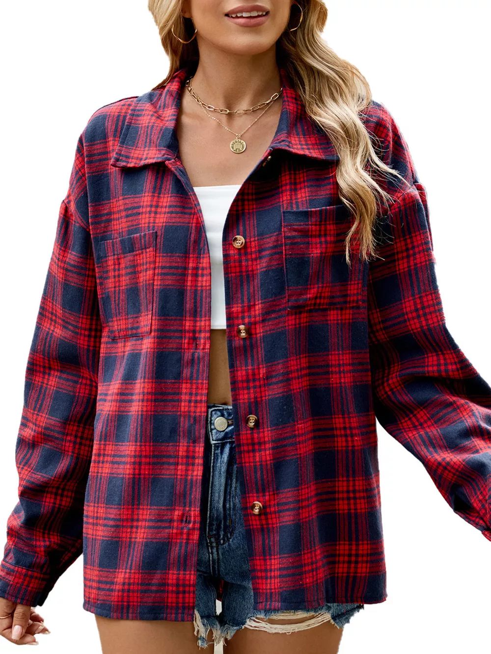 Plaid Button Up Shirt, image 31