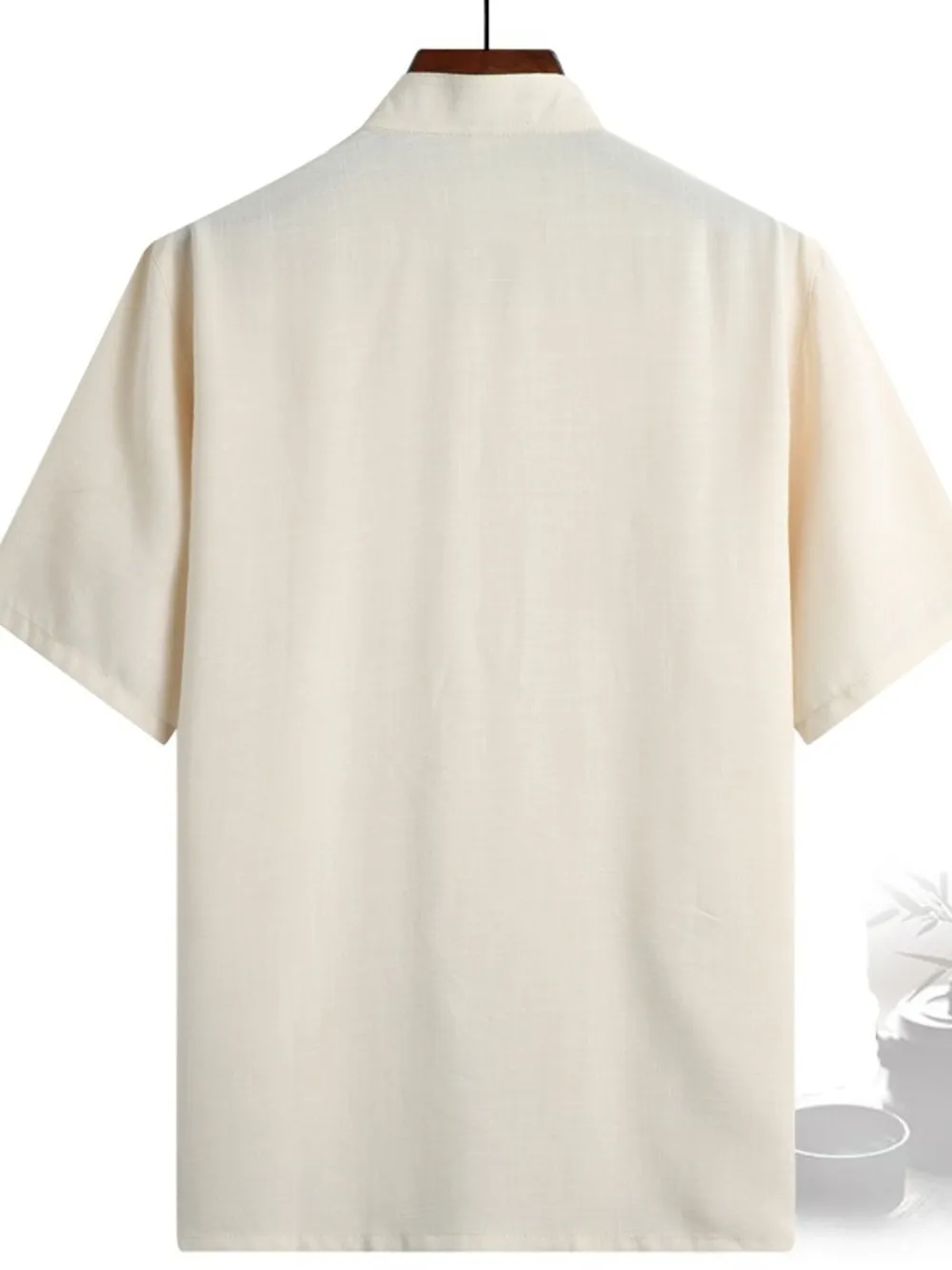 Men's Full Size Button Up Short Sleeve Shirt Plus Size, image 2