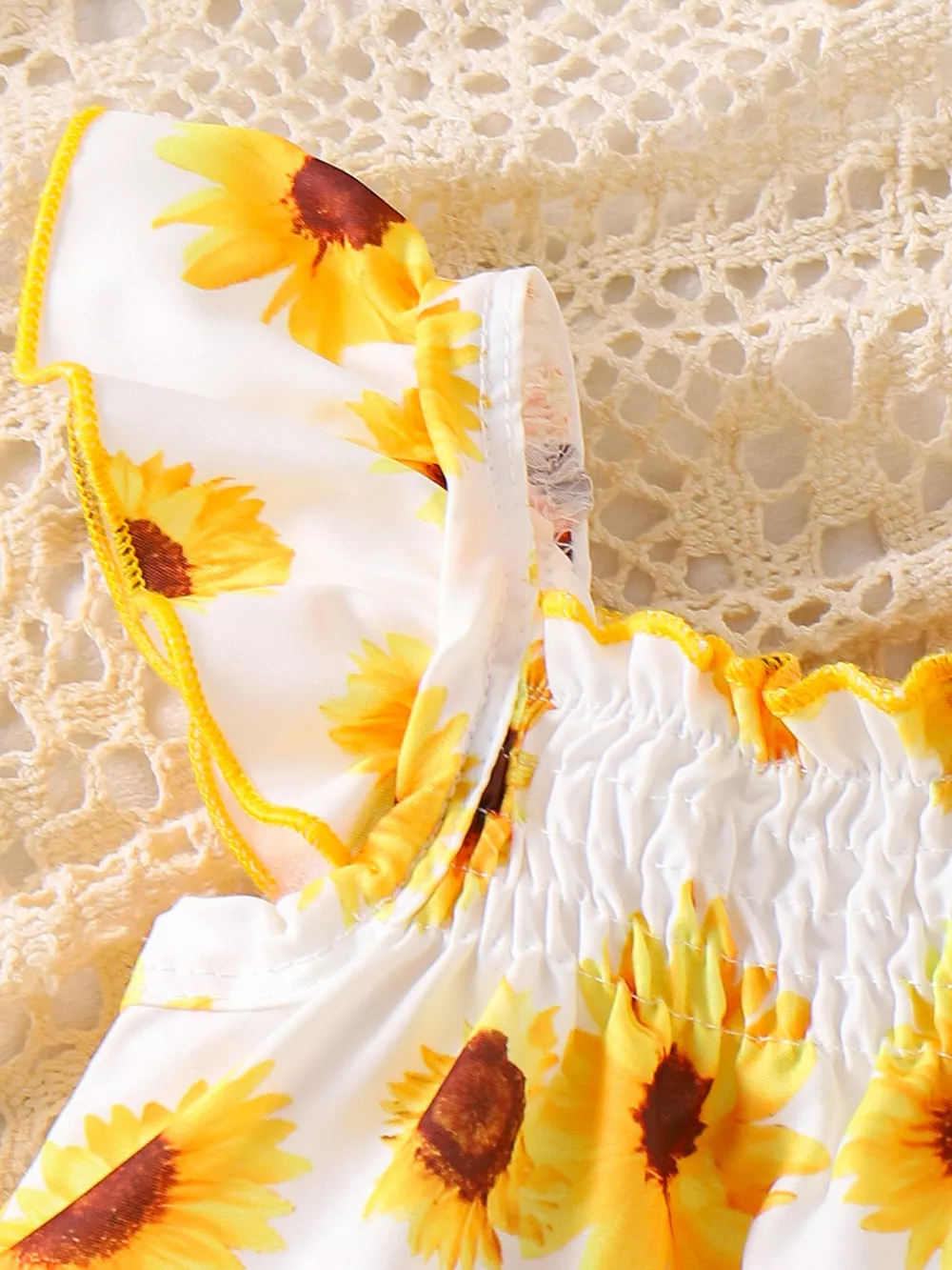 Children's Ruffled Printed Tank and Shorts Set, image 7