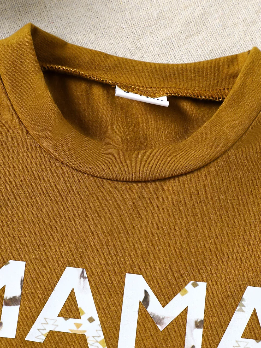 Children's Mama' Boy Graphic Casual Tee and Shorts Set, image 2