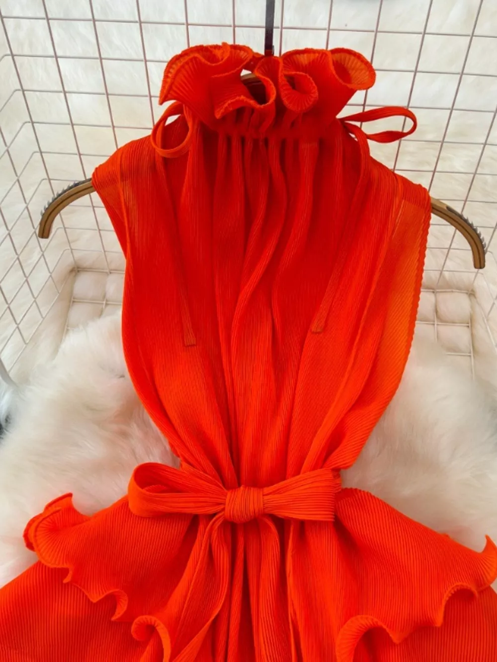 Ruffled Tiered Sleeveless Midi Dress, image 21