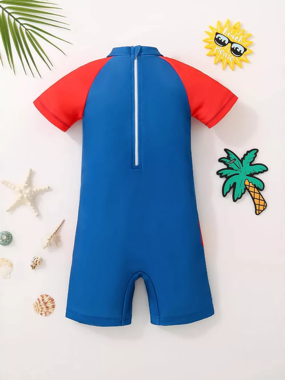 Children's Spider-Man Short Sleeve One-Piece Swimsuit, image 6