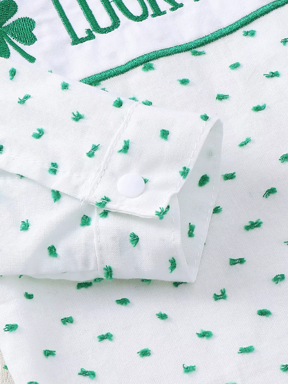 Children's Lucky Charm Gingham Top & Bottom Set, image 3