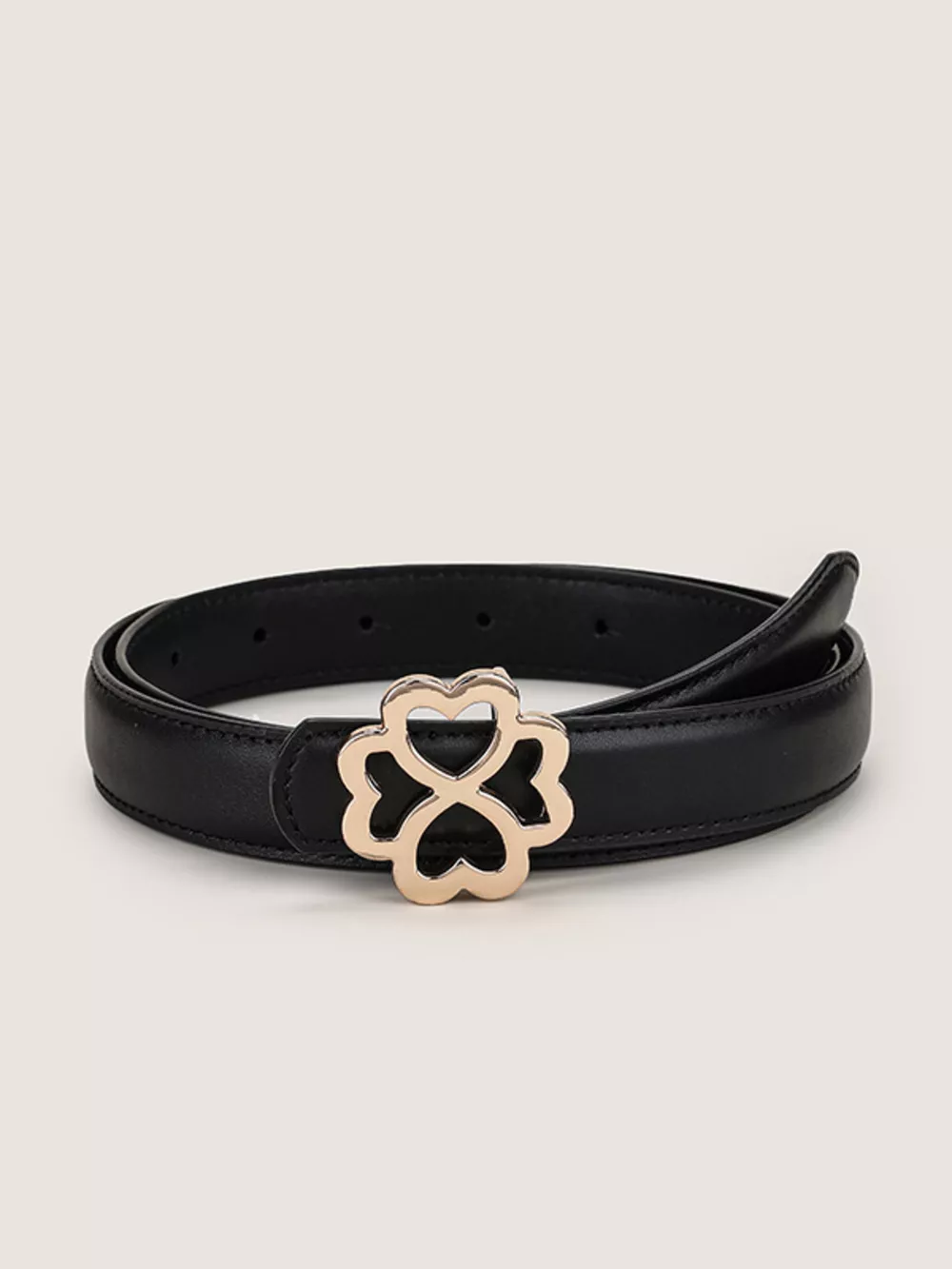 Clover Buckle Adjustable Belt