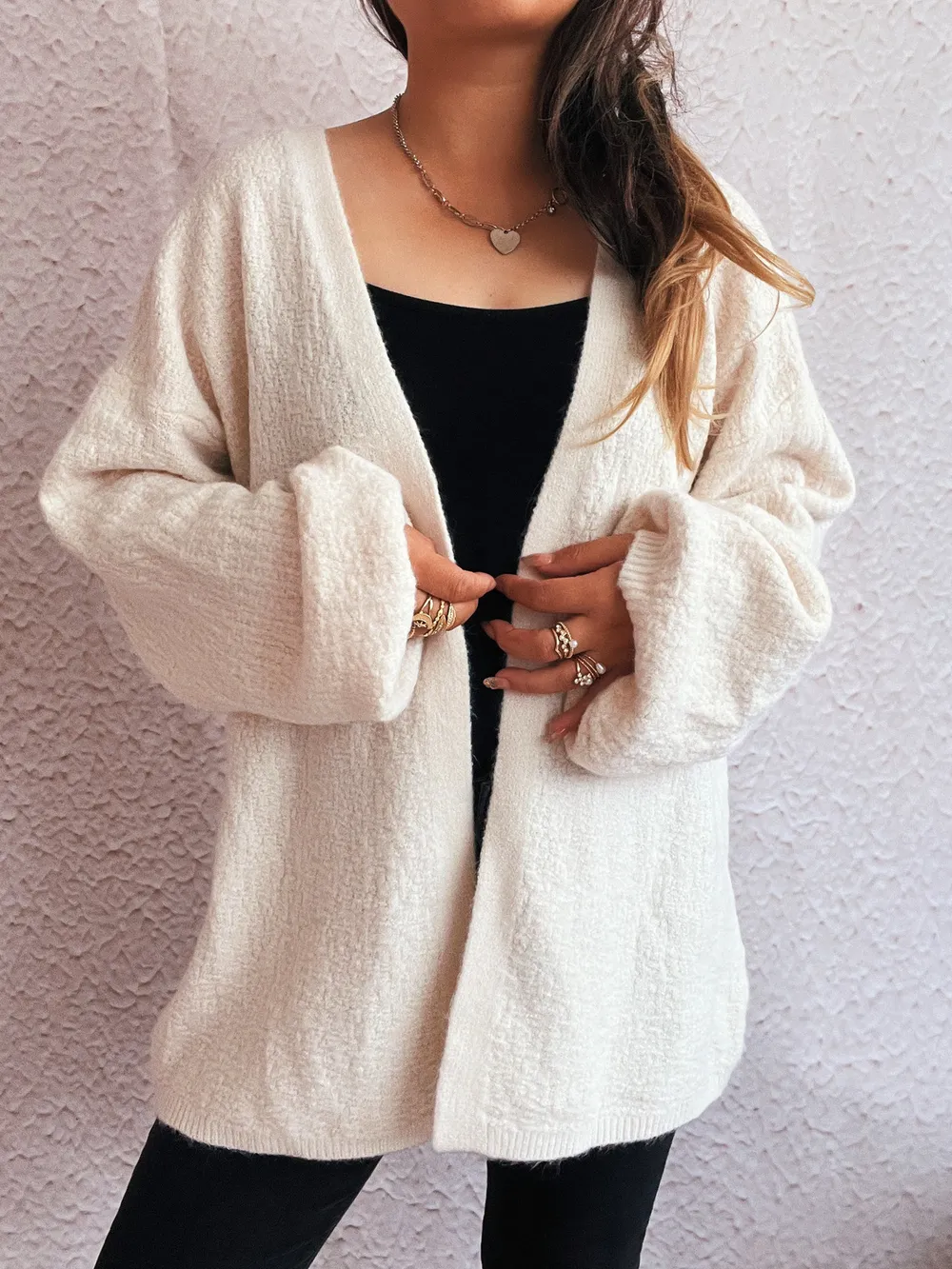 Open Front Long Sleeve Cardigan, image 4