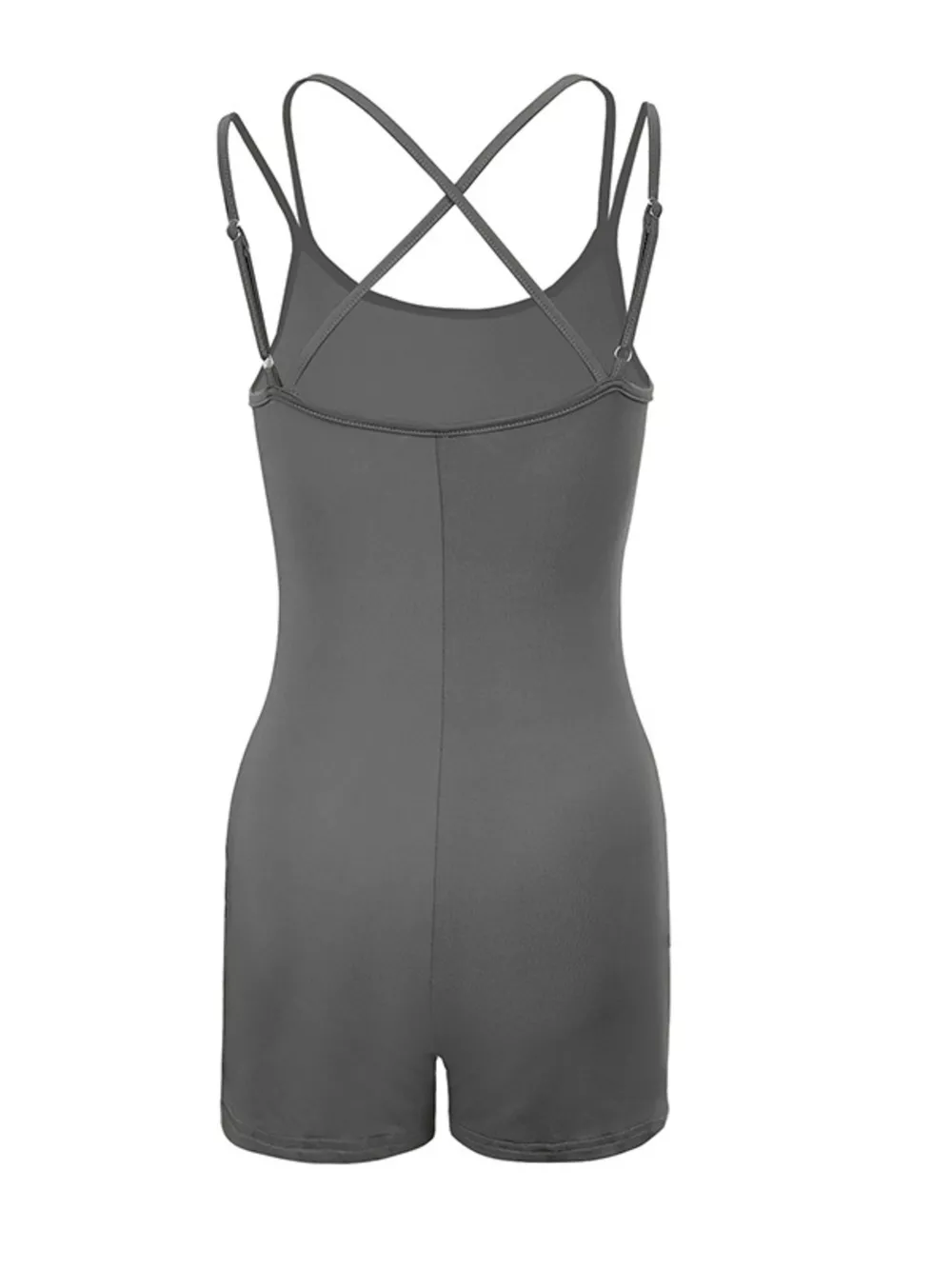 Double Spaghetti Strap Active Romper, image 11