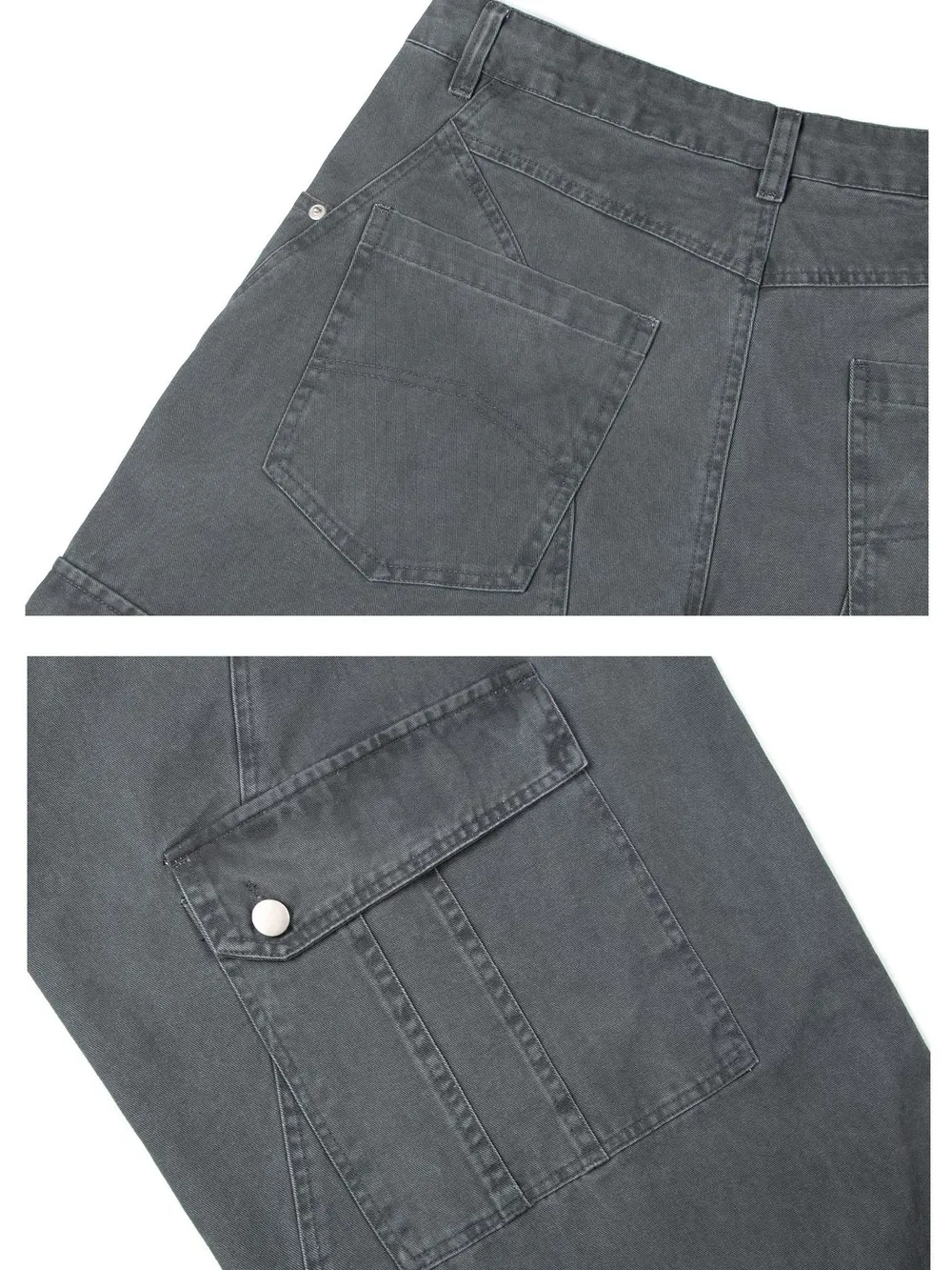 Men's Wide Leg Cargo Pants, image 4
