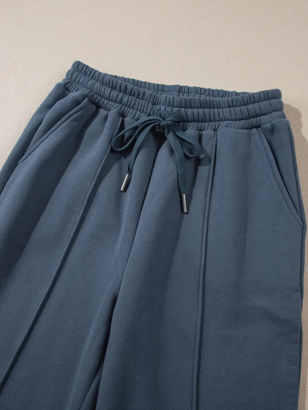 Collared Sweatshirt and High Waist Pants Active Set, image 27