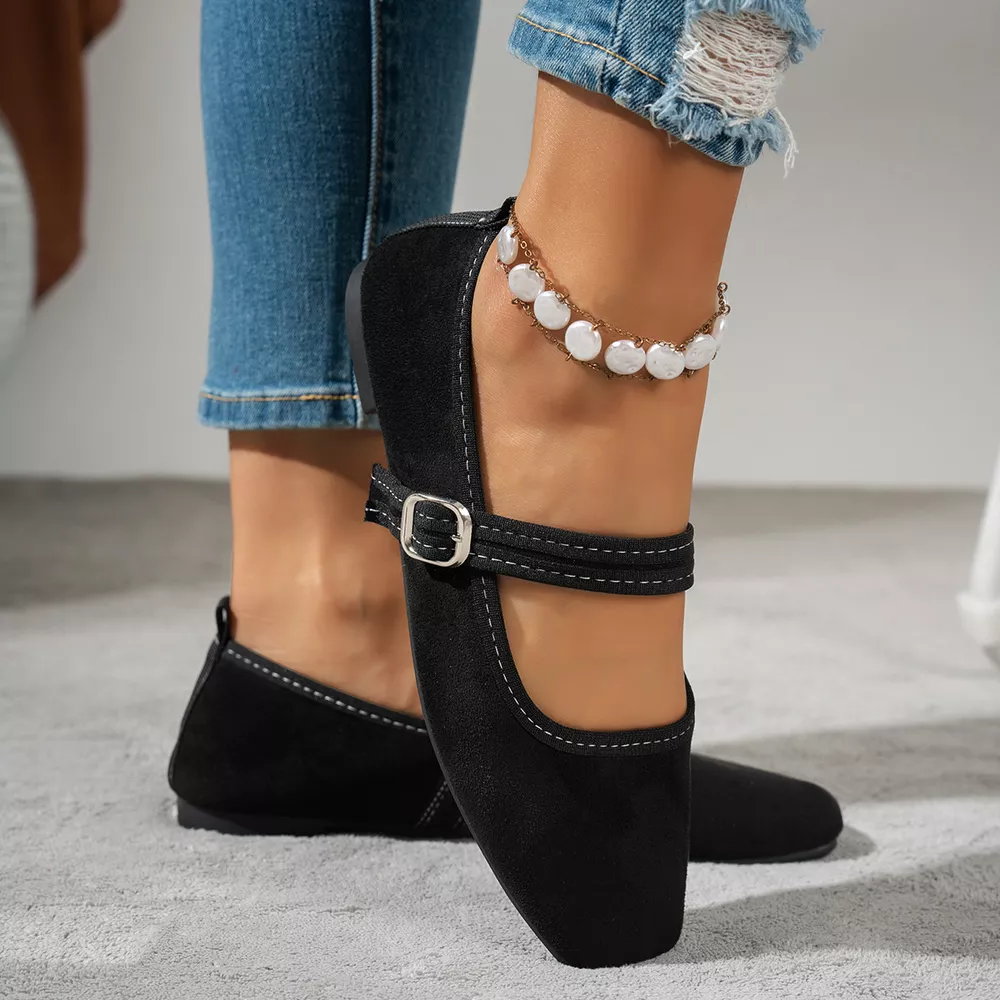 Square Toe Slip-Ons, image 2