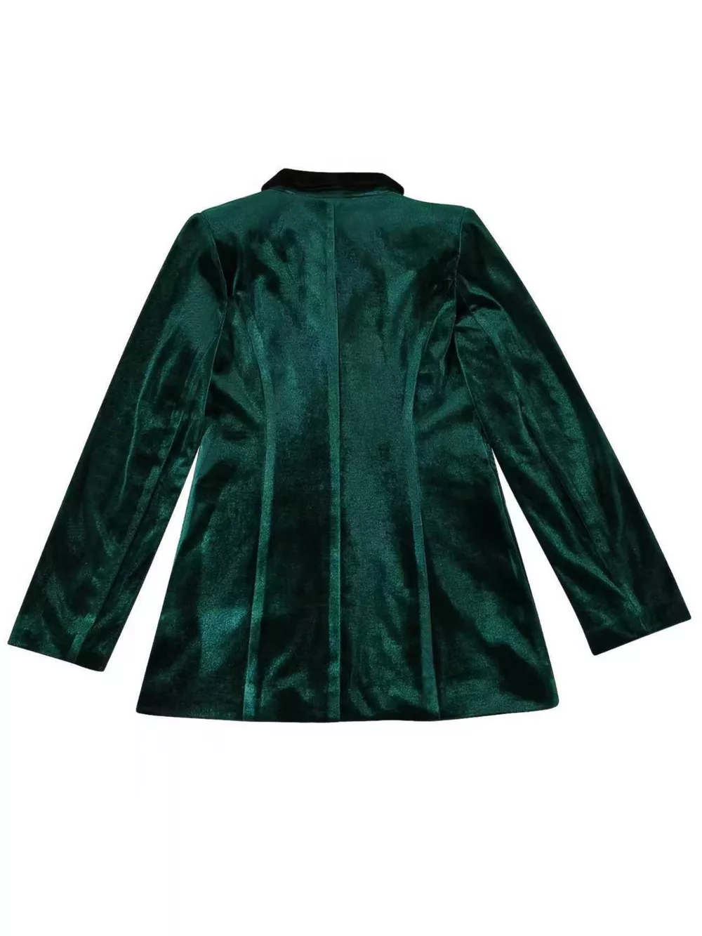 Velvet Rose Embellished One Button Blazer, image 4