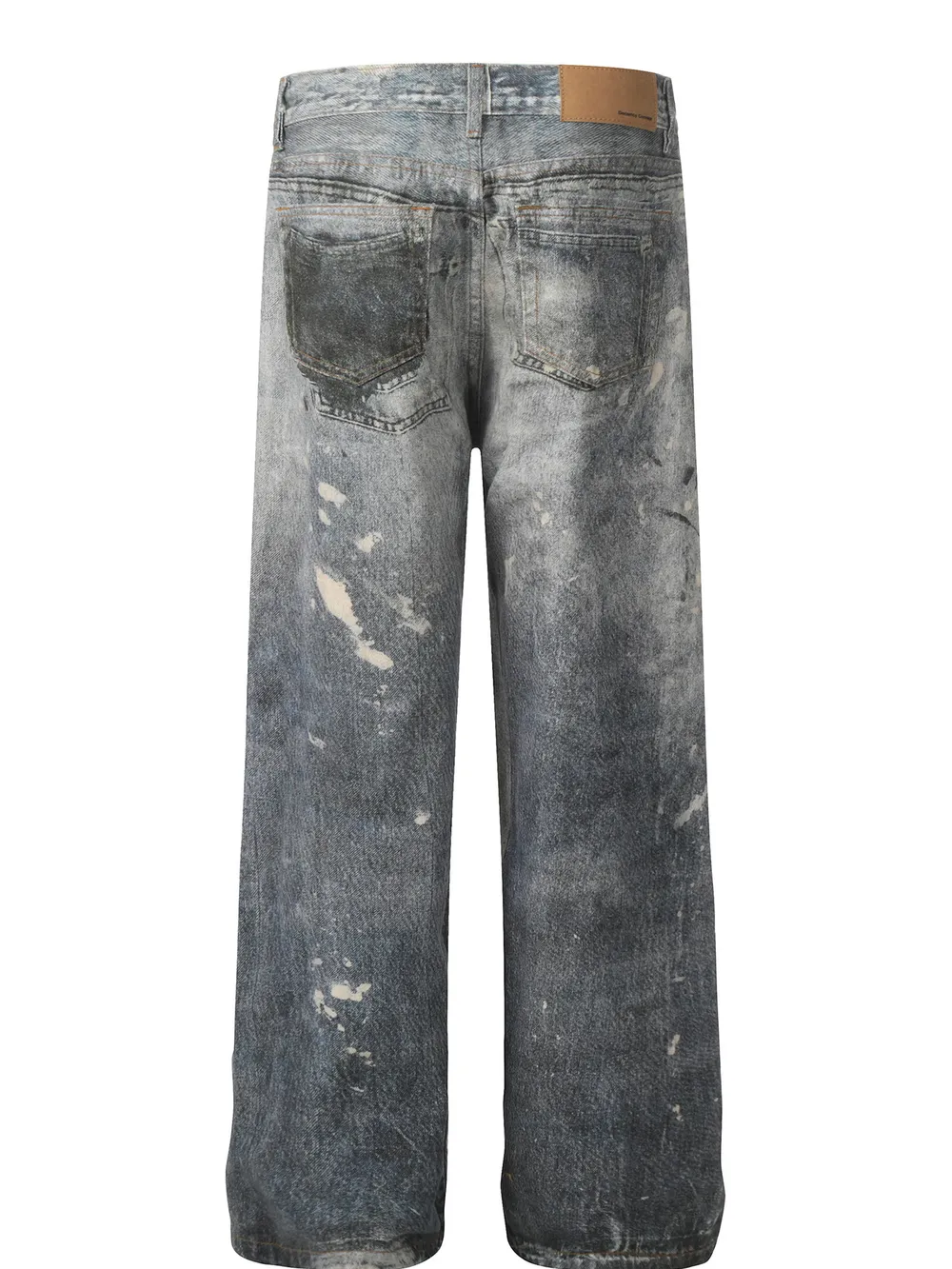 Men's Vintage Wide Leg Denim Jeans, image 3