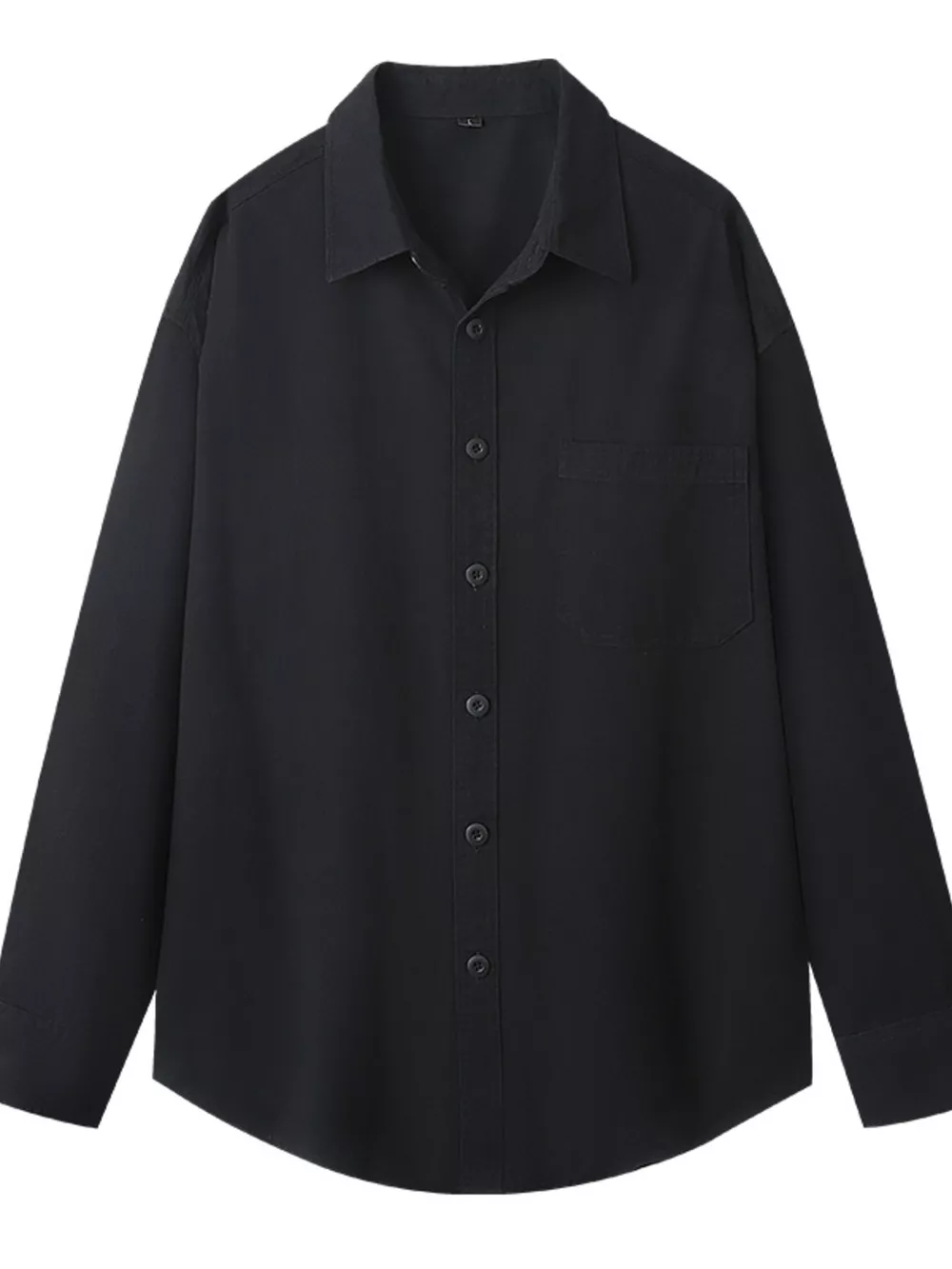 Men's Plus Size Button Up Long Sleeve Shirt