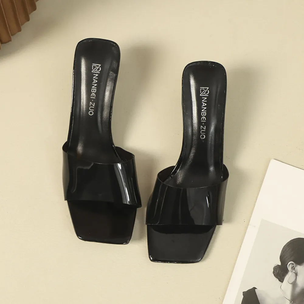 Open Toe Block Heels Sandals, image 3