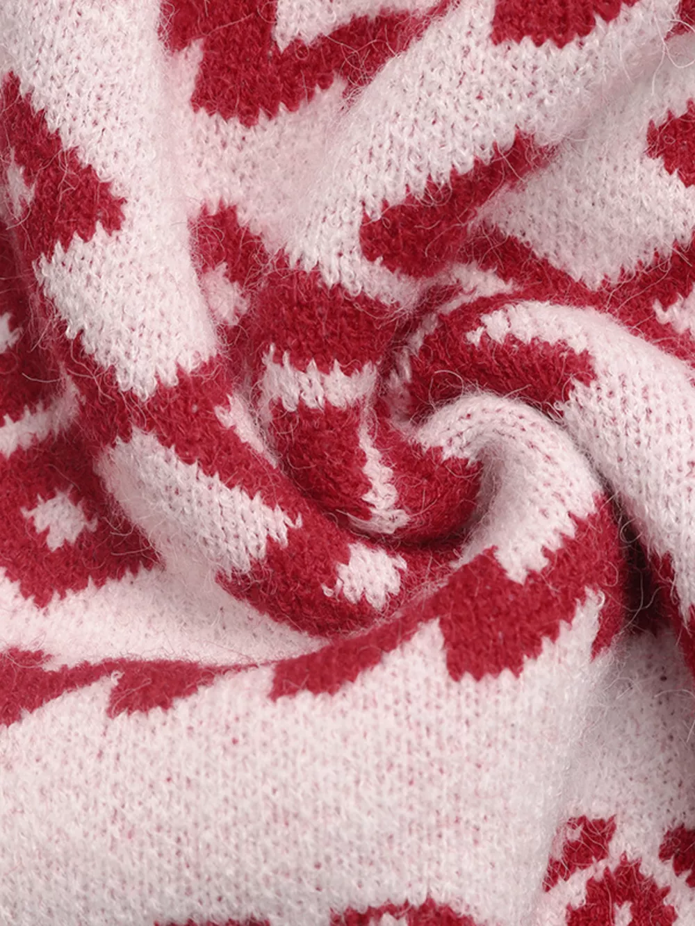 CHEERS Round Neck Long Sleeve Christmas Sweater, image 9